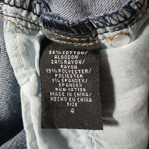 688810....1822 Skinny High Rise Jeans Size 4, W26" 27"Inseam 10"Rise - Picture 6 of 6